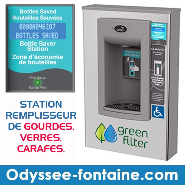 Station de remplissage de bouteilles d'eau / fontaine à eau Filtrine  B103-90-WC-MOD - Filtrine