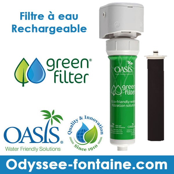 Oasis Green Filter Filtre A Eau Rechargeable