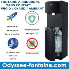 Fontaine ONYX Distributeur d'Eau de Comptoir Chaude et Froide Oasis